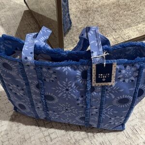 Roller Rabbit x Target Limited Edtion Indigo Sunflower Tote